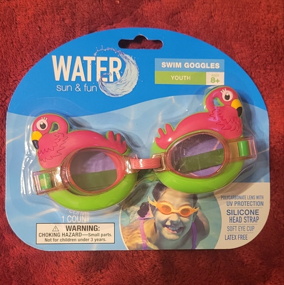 Sun & Fun Flamingo Youth Swim Goggles - Picture 4 of 5